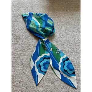 Juicy Couture Y2K 100% Silk Head Scarf